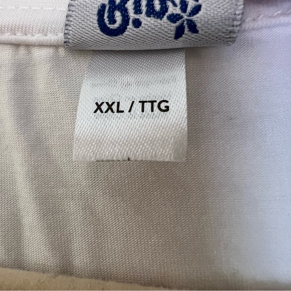 Ripskirt Hawaii Classic Crewneck Tee Shirt White XXL Casual Neutral Coastal - Picture 4 of 5